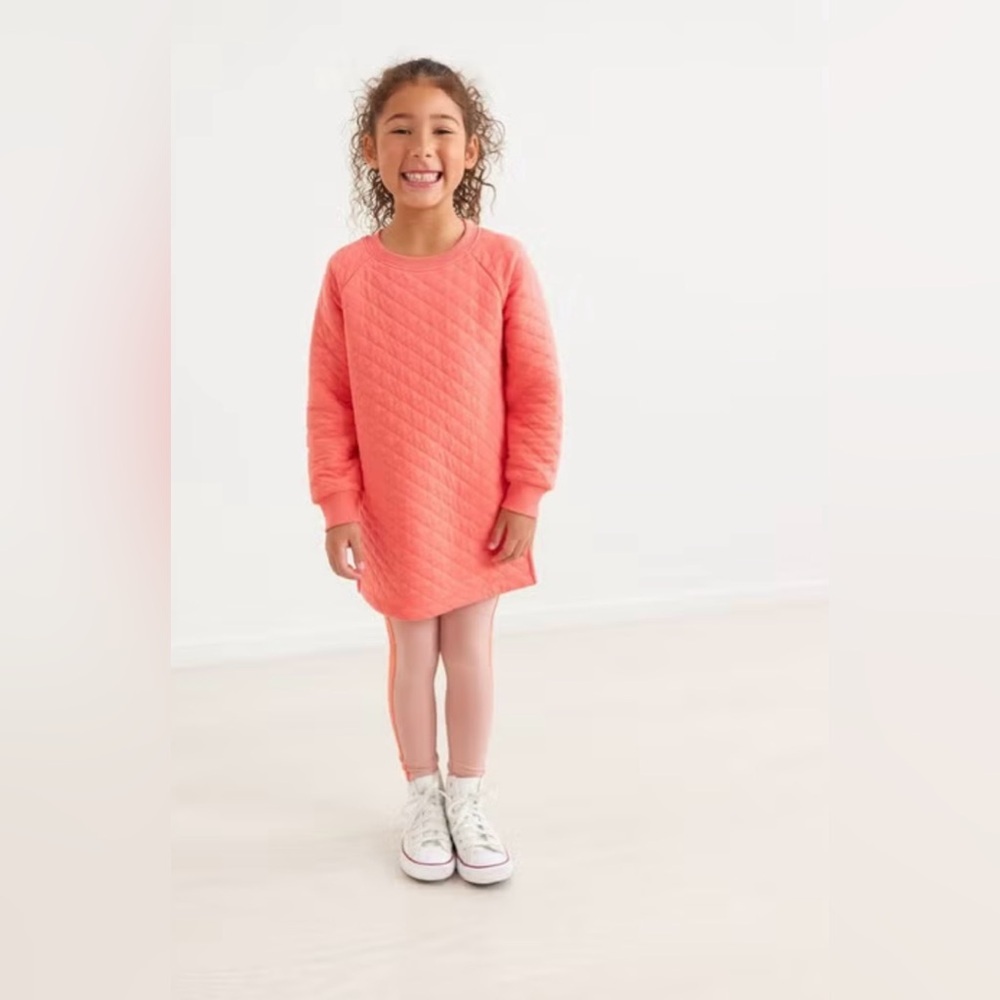 ☀️Hanna Andersson Quilted Sweatshirt Dress Size 10☀️